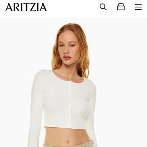 aritzia sunday best izzy cardigan